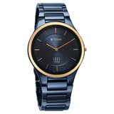 Titan Edge Bicolour Quartz Analog Blue Dial Blue Ceramic Strap Watch For Men 1696kc05 - KRISHNA WATCH COMPANY