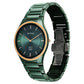 Titan Edge Bicolour Quartz Analog Green Dial And Green Ceramic Strap Watch For Men 1696kc10
