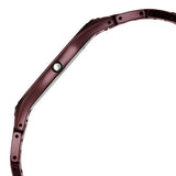 Titan Wine Ceramic Quartz Analog Maroon Dial Ceramic Strap Watch For Men 1696qc19