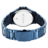 Titan Neo Splash Anthracite Dial Quartz Multifunction Stainless Steel Strap Watch for Men 1698QM01 - KRISHNA WATCH COMPANY