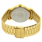 Titan Silver Dial Golden Stainless Steel Strap Watch 1712YM01