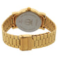 Titan Silver Dial Golden Stainless Steel Strap Watch -1712YM02
