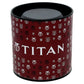 Titan Quartz Analog with Date Champagne Dial Golden Stainless Steel Strap Watch For Men 1712ym03