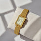 Titan Champagne Dial Golden Stainless Steel Strap Watch 1715YM02