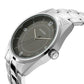 Titan Men's Eleganza Lumina Blue: Luminous Dial Watch with Sophisticated Link Metal Strap 1729sm03