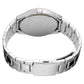 Titan Men's Eleganza Lumina Blue: Luminous Dial Watch with Sophisticated Link Metal Strap 1729sm03