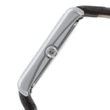 Titan Men's Urban Chic: Modernist Black Dial & Leather Strap Watch / 1731SL01