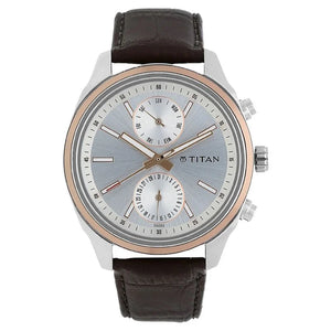 Titan Quartz Multifunction Watch for Men - 1733KL02 - KRISHNA WATCH COMPANY