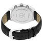Titan Quartz Multifunction Silver Dial Leather Strap Watch for Men 1733KL02