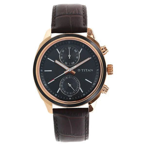 Titan Quartz Strap Watch for Men - 1733KL03 - KRISHNA WATCH COMPANY