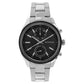 Titan Men's Metropolitan Luxe: Multifunction dark grey Dial with Two-Tone Stainless Steel Bracelet Watch 1733KM01