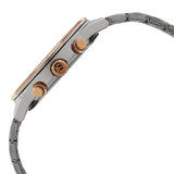 Titan Workwear Quartz Multifunction Brown Dial Stainless Steel Strap watch for Men 1734KM03