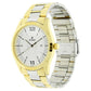Titan Quartz Analog White Dial Stainless Steel Strap Watch for Men  1739BM01