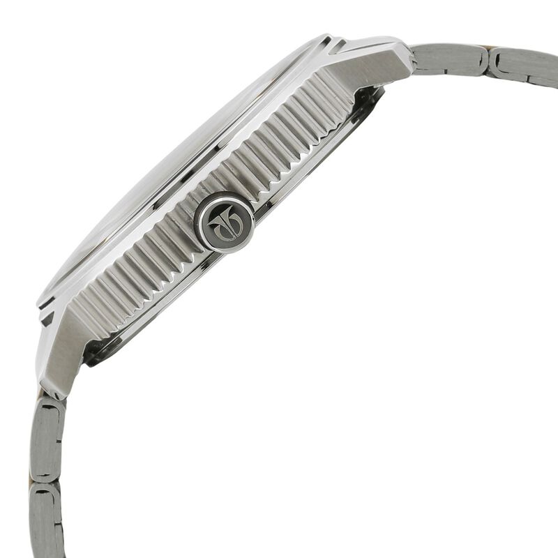 Titan Regalia Baron Silver Dial Analog with Day and Date Stainless Steel Strap watch for Men 1743BM01