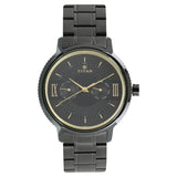 Titan Regalia Baron Black Dial Analog with Day and Date Stainless Steel Strap Watch for Men  1743NM01
