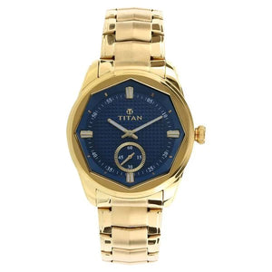 Titan Regalia Sovereign Blue Dial watch for Men 1749ym01 - KRISHNA WATCH COMPANY