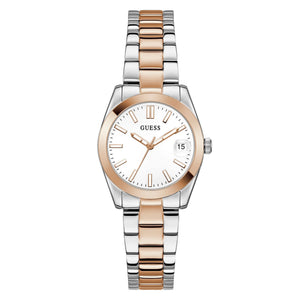 Guess Alice White Round Quartz Women Watch - GW0934L6 - KRISHNA WATCH COMPANY