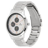 Titan Workwear White Dial Quartz Multifunction Stainless Steel Strap watch for Men 1769sm02