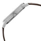 TITAN Silver Dial Brown Leather Strap Watch 1774SL01