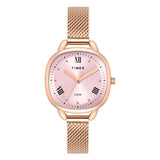 Timex Square 32mm Pink Dial Analog Women Watch - TWTL16501T