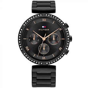 Tommy hilfiger Women Luna Round Black Watches TH1782390 - KRISHNA WATCH COMPANY