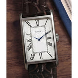 Timex Rectangle 21mm Silver Dial Analog Unisex Watch - TW2Y88200UJ