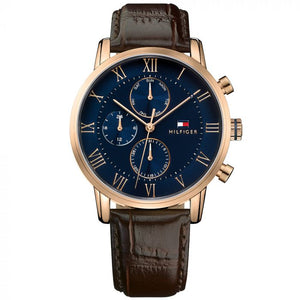 Tommy hilfiger Men Kane Round Blue Watches TH1791399 - KRISHNA WATCH COMPANY