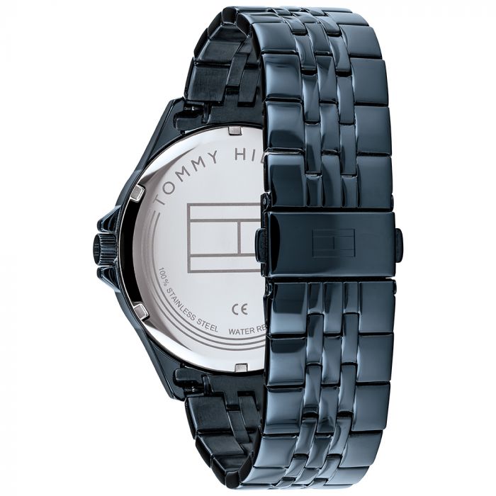 Tommy Hilfiger Quartz Multifunction Blue Dial Stainless Steel Strap Watch for Men NETH1791618W
