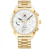 Tommy hilfiger Men Bennett Round White Watches NETH1791726 - KRISHNA WATCH COMPANY
