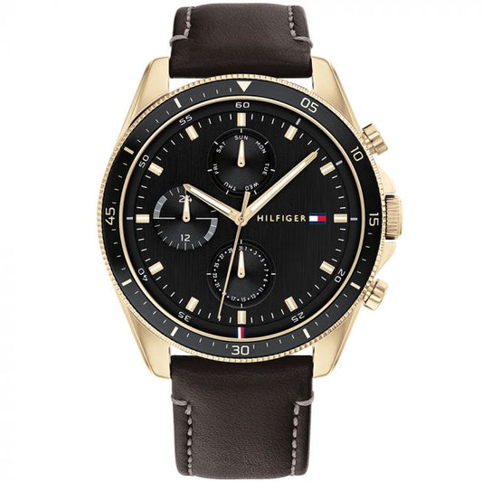 Tommy hilfiger Men Parker Round Black Watches TH1791836