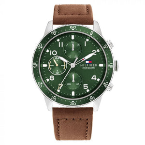 Tommy hilfiger Men Jimmy Round Green Watches TH1791948 - KRISHNA WATCH COMPANY