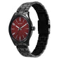 Titan Wrist Wit Quartz Analog Brown Dial Stainless Steel Strap Watch for Men 1802NM02