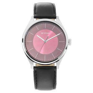 TITAN Workwear Watch with Maroon Dial - 1802SL05 - KRISHNA WATCH COMPANY