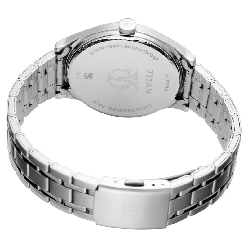 Titan Men's Urban Edge Lustrous Maroon Dial Watch 1802SM01