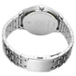 Titan Men's Minimalist Zen Watch: Sleek Metal Strap with Contrast Hands 1802SM02