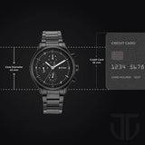 TITAN Black Dial Multifunction Watch for Men - 1803NM01 - KRISHNA WATCH COMPANY