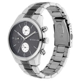 Titan Men's Metropolitan Charm: Men's Multifunctional Anthra Watch with Metallic Accents - 1805KM02