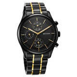 Titan Quartz Analog with Day and Date Black Dial Watch for Men - 1805KM06