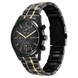 Titan Quartz Analog with Day and Date Black Dial Watch for Men - 1805KM06