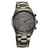 Titan Neo Splash Quartz Multifunction Anthracite Dial Stainless Steel Strap Watch for Men 1805km07