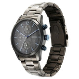 Titan Neo Splash Quartz Multifunction Anthracite Dial Stainless Steel Strap Watch for Men 1805km07