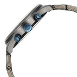 Titan Neo Splash Quartz Multifunction Anthracite Dial Stainless Steel Strap Watch for Men 1805km07