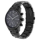 Workwear Watch with Black Dial & Metal Strap NP1805NM02