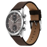 Titan Wrist Wit Quartz Analog with Day and Date Brown Dial Leather Strap Watch for Men 1805SL12 - KRISHNA WATCH COMPANY