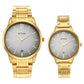 Titan Bandhan Grey Dial Analog Stainless Steel Strap Watch for Couple 18062617YM01P