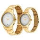 Titan Bandhan Grey Dial Analog Stainless Steel Strap Watch for Couple 18062617YM01P