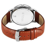 Titan Wrist Wit Quartz Analog with Date Blue Dial Leather Strap Watch for Men 1806SL12 - KRISHNA WATCH COMPANY