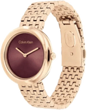 CALVIN KLEIN Twisted Bezel Analogue Watch For Women - 25100067