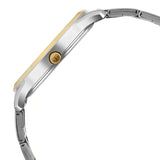 Titan Dark Brown Dial Metal Strap Watch - NT1825BM01