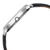 Titan Karishma Quartz Analog Blue Dial Leather Strap Watch for Men 1825SL14